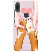 Чехол (ТПУ) Милые собачки для Xiaomi Mi Play – Любовь к собакам
