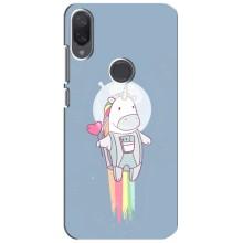 Чехол Unicorn на Xiaomi Mi Play (Единорог космонавт)