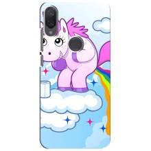 Чехол Unicorn на Xiaomi Mi Play (Радуга единорожка)