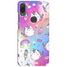 Чехол Unicorn на Xiaomi Mi Play (Радуга и Единорог)
