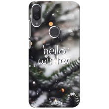 Новогодние, Праздничные Чехлы для Xiaomi Mi Play - 2024 год (Hello winter)