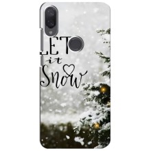 Новогодние, Праздничные Чехлы для Xiaomi Mi Play - 2024 год (Let it snow)