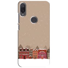 Новогодние, Праздничные Чехлы для Xiaomi Mi Play - 2024 год (Зимний город)