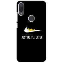 Силиконовый Чехол на Xiaomi Mi Play с картинкой Nike – Later