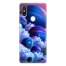 Чохли КОСМОС  на Xiaomi Mi8 Special Edition – Сині планети