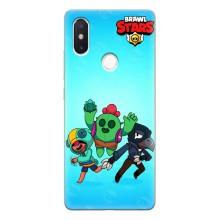 Чехлы Brawl Stars для Xiaomi Mi8 Special Edition (AlphaPrint) – Трио героев