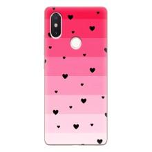 Чехлы с тематикой "Маленькие Сердечки" на Xiaomi Mi8 Special Edition (Чорные сердечки)