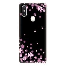 Чехол для Сяоми Ми8 СЕ - с принтом (Дизайнерские) (AlphaPrint) – Цветочки маленькие