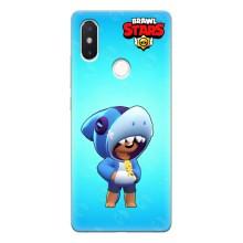 Чехол для Xiaomi Mi8 Special Edition Бравл Старс (VPrint) – Леон акула