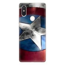 Чехол МАРВЕЛ для Сяоми Ми8 СЕ (AlphaPrint) – Щит Капитана Америки