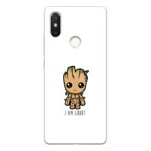 Чехол МАРВЕЛ для Сяоми Ми8 СЕ (AlphaPrint) – Я есть Грут
