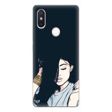 Чехол с печатью для Xiaomi Mi8 Special Edition - (Мода) (AlphaPrint) – Красивая девочка