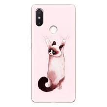 Чехол на Сяоми Ми8 СЕ с Котами (VPrint) (Котик падает)