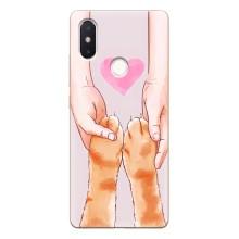Чехол на Сяоми Ми8 СЕ с Котами (VPrint) (Любовь к котикам)