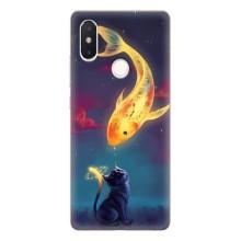 Чехол на тематику: Коты для Xiaomi Mi8 Special Edition – Встреча