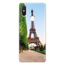 Чехол Эйфелева Башня для Xiaomi Mi8 Special Edition - (AlphaPrint) (Дорога в Париж)