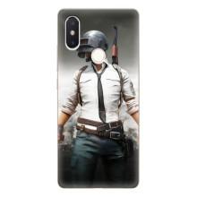 Силиконовый чехол с картинкой "Герой Pubg" на Xiaomi Mi8 Special Edition – Пабг