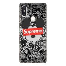 Чехол с Брендами одежды на Сяоми Ми8 СЕ – Supreme Маус