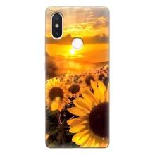 Чехол с Цветами для Xiaomi Mi8 Special Edition – поле подсолнухов