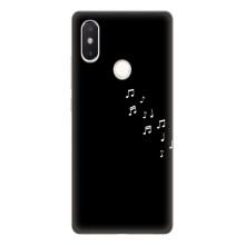 Чехол с картинками на черном фоне для Xiaomi Mi8 Special Edition – Ноты