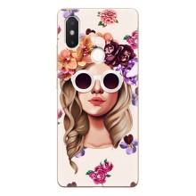 Чехол с картинкой Модные Девчонки Xiaomi Mi8 Special Edition – Девушка в очках