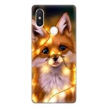 Чехол с Лисичкой для Xiaomi Mi8 Special Edition – Новогодний лисенок