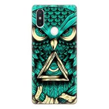 Чехол с птицами на Xiaomi Mi8 Special Edition (VPrint) (Сова с глазом)