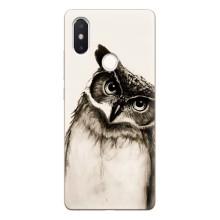 Чехол с птицами на Xiaomi Mi8 Special Edition (VPrint) (Сова)