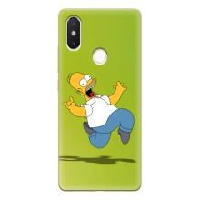 Чехол с Симпсонами для Xiaomi Mi8 Special Edition (VPrint) (Гомер Симпсон)