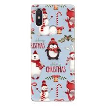 Чохол Санта Клаус для Xiaomi Mi8 Special Edition – Різдвяний