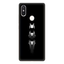 Чехол Супергерой Человека Паука на Xiaomi Mi8 Special Edition – Лого паука