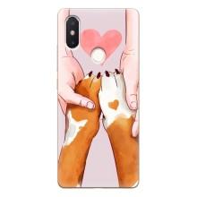 Чехол (ТПУ) Милые собачки для Xiaomi Mi8 Special Edition – Любовь к собакам