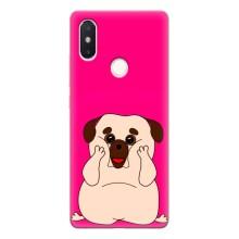 Чехол (ТПУ) Милые собачки для Xiaomi Mi8 Special Edition – Веселый Мопсик