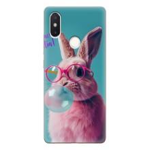 Чохол з принтом стильні тварини для Сяомі Мі8 СЕ – Кролик в окулярах