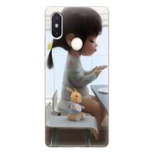 Дівчачий Чохол для Xiaomi Mi8 Special Edition – ДІвчина з іграшкою