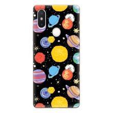 Космические Чехлы для Сяоми Ми8 СЕ (VPrint) – Рисованные планеты