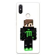 Чохли для Xiaomi Mi8 Special Edition (Персонажі МайнКрафт) – Зелений хлопчик