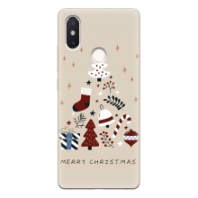 Рождественские Чехлы для Xiaomi Mi8 Special Edition (VPrint) (Merry Christmas)