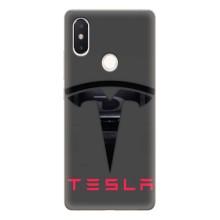 Силіконовий бампер з картинкою машини на Xiaomi Mi8 Special Edition (Logo TESLA)