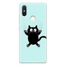 Силиконовый чехол с котиком для Xiaomi Mi8 Special Edition – Падающий кот