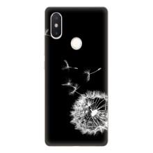 Силіконовий Чохол з кульбабками на Xiaomi Mi8 Special Edition – Кульбабка на чорному