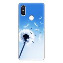 Силіконовий Чохол з кульбабками на Xiaomi Mi8 Special Edition – Кульбабка на блакитному