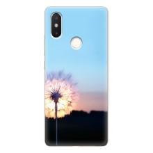 Силіконовий Чохол з кульбабками на Xiaomi Mi8 Special Edition – Захід з кульбабкою