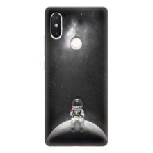 Силіконовый Чохол з принтом "Космонавти" на Xiaomi Mi8 Special Edition – Космонавт романтик