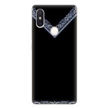 Силиконовый Чехол на Xiaomi Mi8 Special Edition – Воротник вышиванки