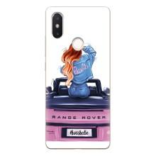 Силіконовый Чохол на Xiaomi Mi8 Special Edition з картинкой Модных девушек – Дівчина на машині