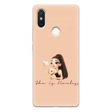 Силіконовый Чохол на Xiaomi Mi8 Special Edition з картинкой Модных девушек – З собакою