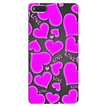 Чехлы для любимой на Ксяоми Ми 8 (VPrint) (Pink hearts)