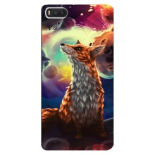 Чехлы с картинкой Лисички для Xiaomi Mi8 (VPrint) (Лисица в космосе)
