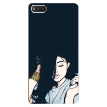 Чехол с печатью для Xiaomi Mi8 - (Мода) (AlphaPrint) (Красивая девочка)